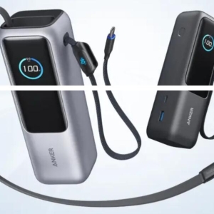 安克在CES 2025中公布140W 带屏充电头 以及25000mAh的移动电源。
