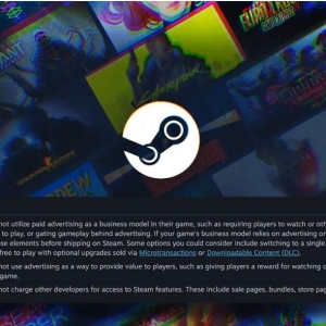 Steam重拳出击 全面禁止强制观看广告的游戏上架